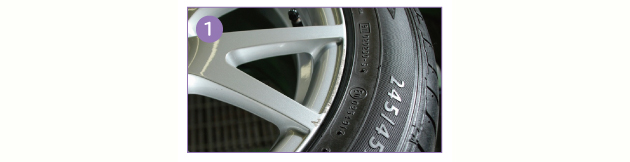 ホイールガリキズペイント