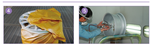 ホイールガリキズペイント